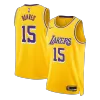 Camiseta REAVES#15 Los Angeles Lakers Swingman Yellow 25/26 NBA Jersey - Icon Edition - camisetasfutbol