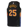 Camiseta BRIDGES #25 New York Knicks Swingman Black NBA Jersey - Statement Edition - camisetasfutbol