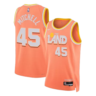 Camiseta MITCHELL#45 Cleveland Cavaliers Swingman Navy NBA Jersey -City Edition - camisetasfutbol