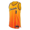 Camiseta BALL #1 Charlotte Hornets Swingman Orange NBA Jersey - City Edition - camisetasfutbol