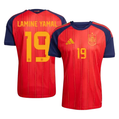 Calidad Premium Camiseta LAMINE YAMAL #19 España 2026 Primera Equipación Copa del Mundo -Versión Hincha - camisetasfutbol