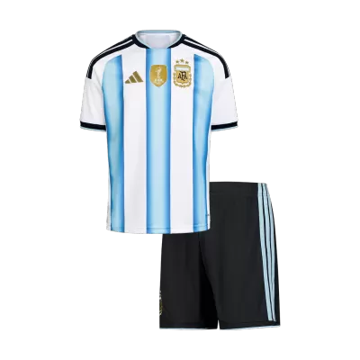 Miniconjunto Argentina Copa del Mundo 2026 Primera Equipación Niño - camisetasfutbol