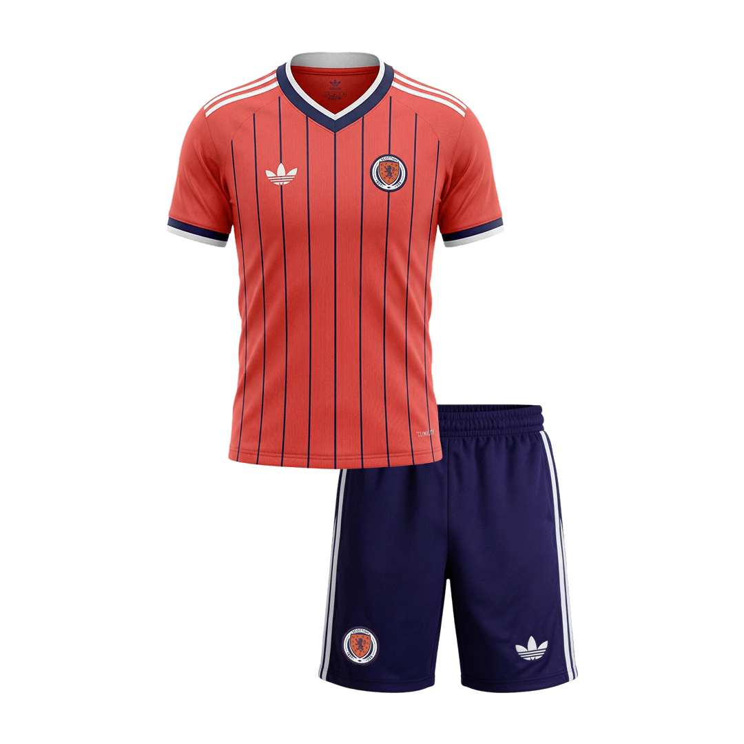 Miniconjunto Escocia 2026 Segunda Equipación Copa del Mundo Niño - camisetasfutbol