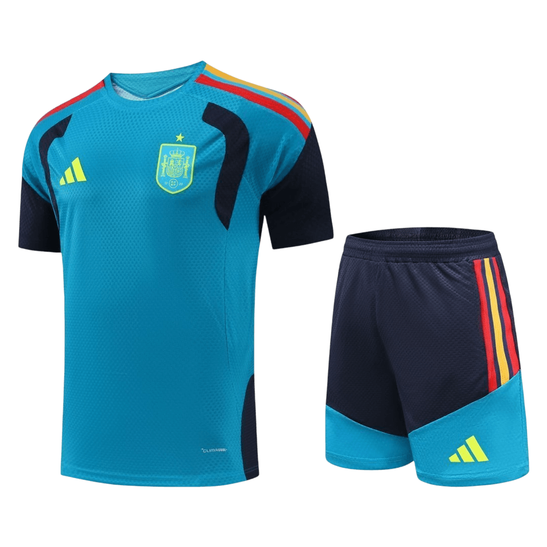 Conjunto versión jugador España 2026 Pre-Partido Copa del Mundo - camisetasfutbol