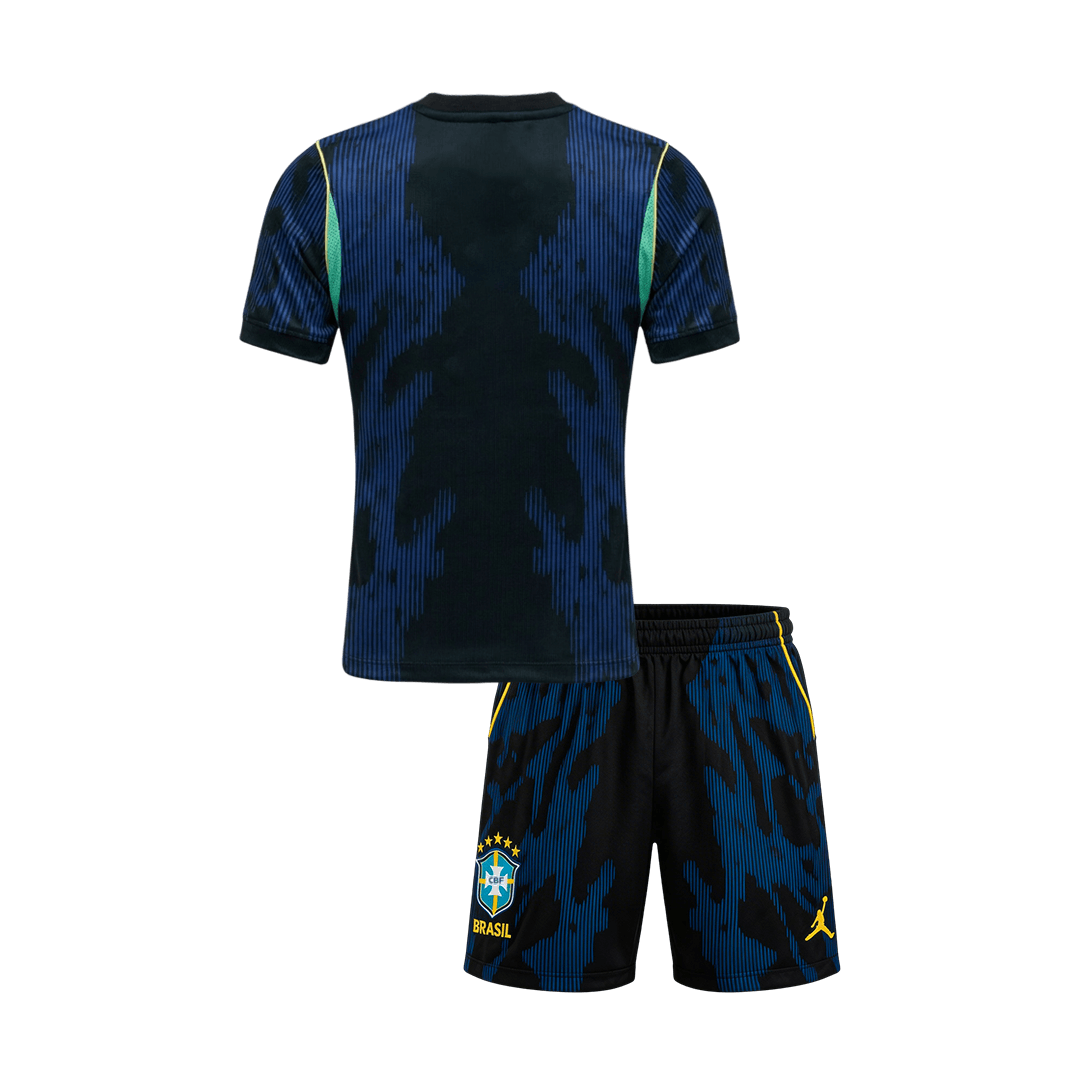 Miniconjunto Brazil 2026 Segunda Equipación Copa del Mundo Niño - camisetasfutbol