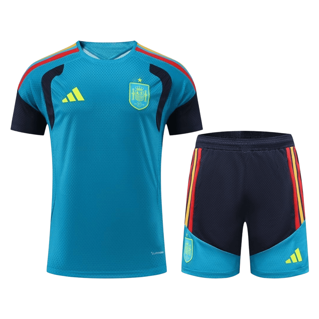 Conjunto versión jugador España 2026 Pre-Partido Copa del Mundo - camisetasfutbol