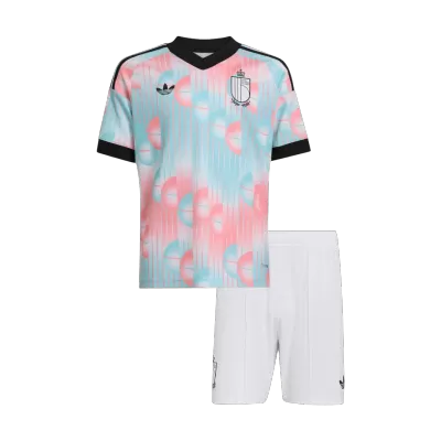 Miniconjunto Bélgica 2026 Segunda Equipación Copa del Mundo Niño - camisetasfutbol