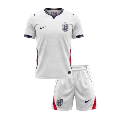 Miniconjunto Inglaterra 2026 Primera Equipación Copa del Mundo Niño - camisetasfutbol