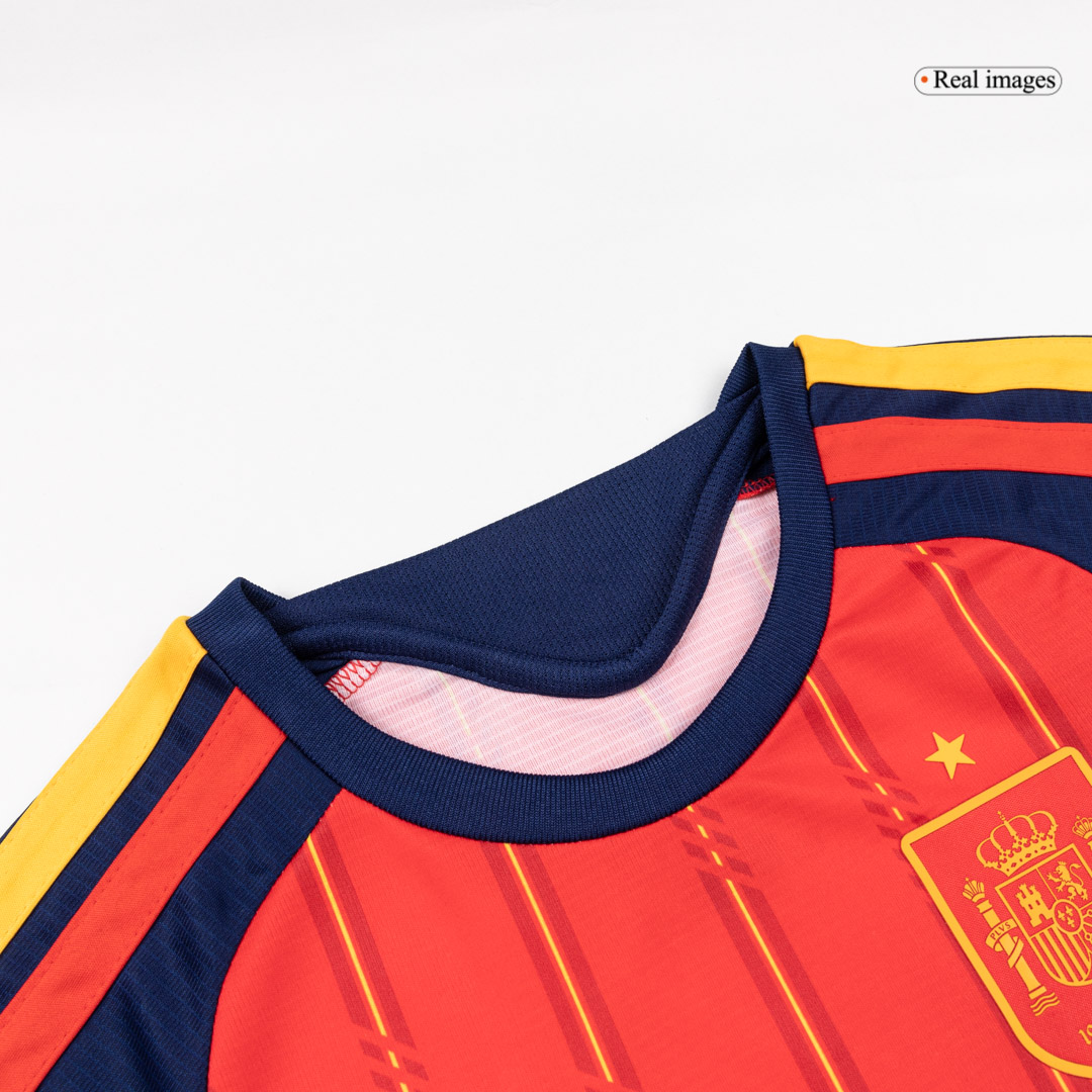 Miniconjunto España 2026 Primera Equipación Copa del Mundo Niño - camisetasfutbol