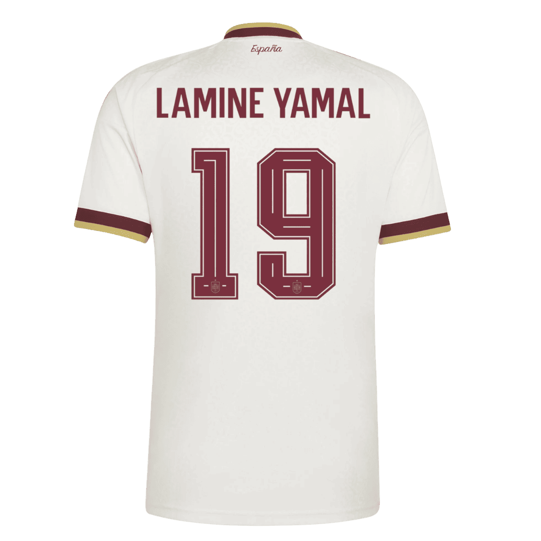 Camiseta LAMINE YAMAL #19 España 2026 Segunda Equipación Copa del Mundo - Versión Hincha - camisetasfutbol