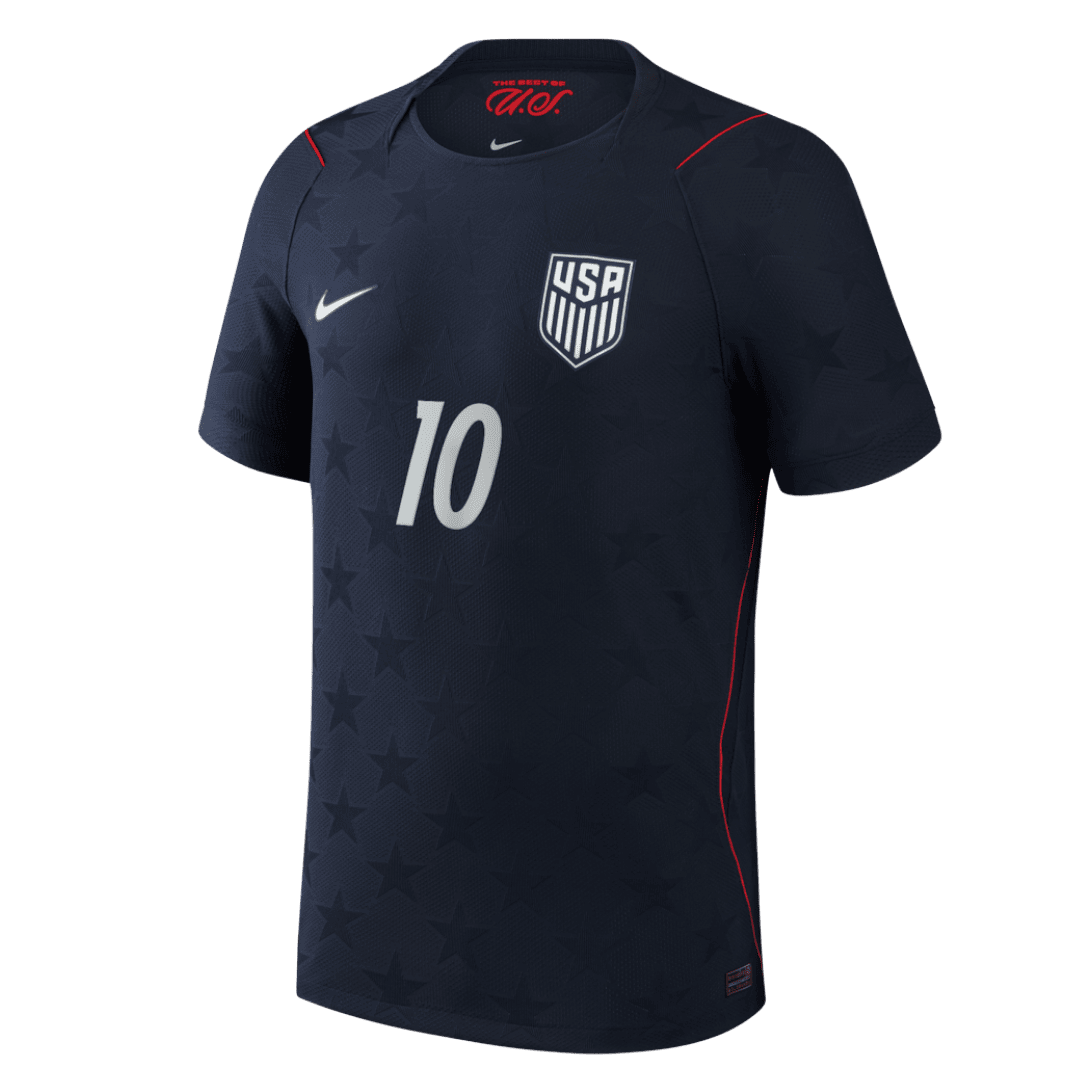 Camiseta versión jugador PULISIC #10 USA 2026 Segunda Equipación Copa del Mundo - Versión Jugador - camisetasfutbol