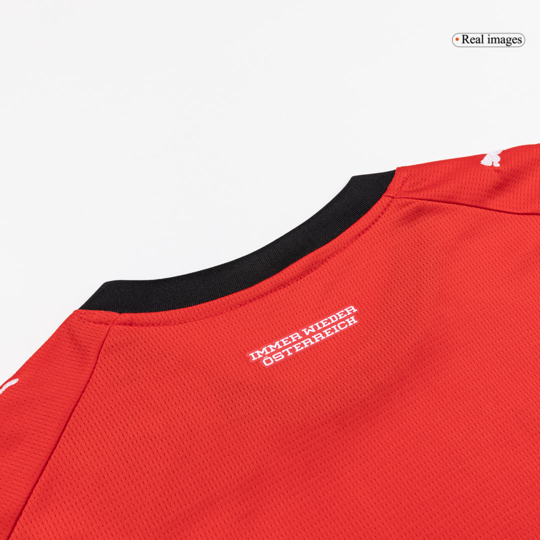 Miniconjunto Austria 2026 Primera Equipación Copa del Mundo Niño - camisetasfutbol