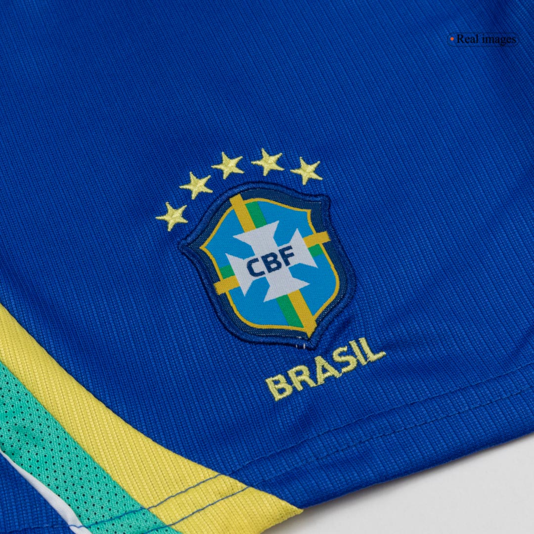 Miniconjunto Brazil 2026 Primera Equipación Copa del Mundo Niño - camisetasfutbol