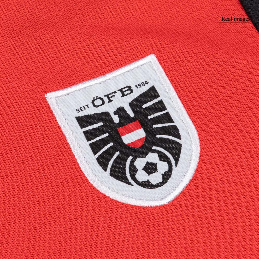 Miniconjunto Austria 2026 Primera Equipación Copa del Mundo Niño - camisetasfutbol