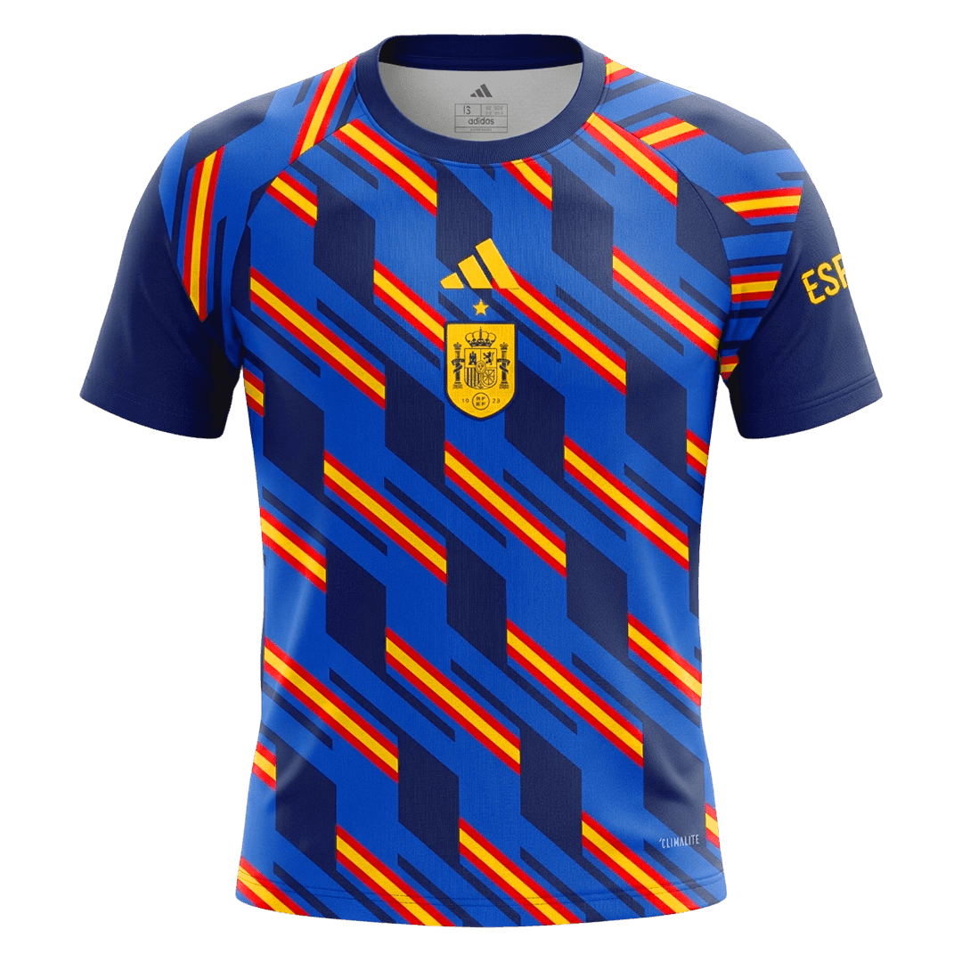 Camiseta España 2026 Pre-Partido Copa del Mundo Pre-Partido - Versión Hincha - camisetasfutbol