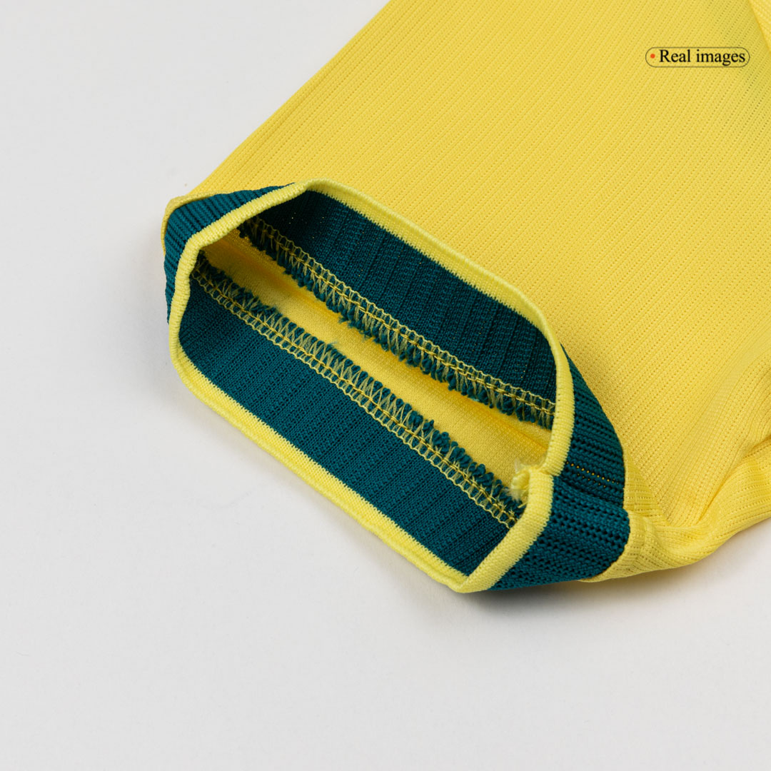 Miniconjunto Brazil 2026 Primera Equipación Copa del Mundo Niño - camisetasfutbol