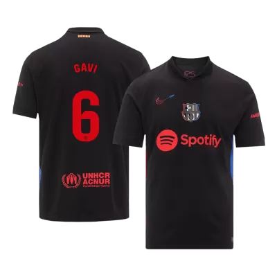 Camiseta GAVI #6 Barcelona Segunda Equipación - Versión Hincha - camisetasfutbol