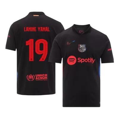 UCL Camiseta LAMINE YAMAL #19 Barcelona Segunda Equipación - Versión Hincha - camisetasfutbol