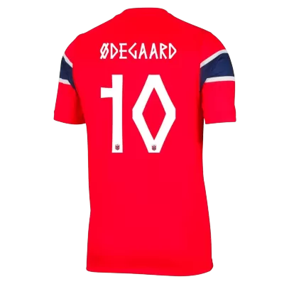 Camiseta Ødegaard #10 Noruega 2026 Primera Equipación Copa del Mundo - Versión Hincha - camisetasfutbol