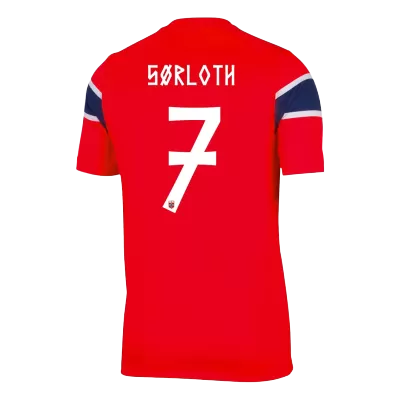 Camiseta SØRLOTH #7 Noruega 2026 Primera Equipación Copa del Mundo - Versión Hincha - camisetasfutbol