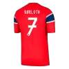 Camiseta versión jugador SØRLOTH #7 Noruega 2026 Primera Equipación Copa del Mundo - Versión Jugador - camisetasfutbol