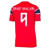 Camiseta versión jugador BRAUT HAALAND #9 Noruega 2026 Primera Equipación Copa del Mundo - Versión Jugador - camisetasfutbol