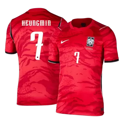 Camiseta HEUNGMIN #7 South Korea 2026 Primera Equipación Copa del Mundo - Versión Hincha - camisetasfutbol