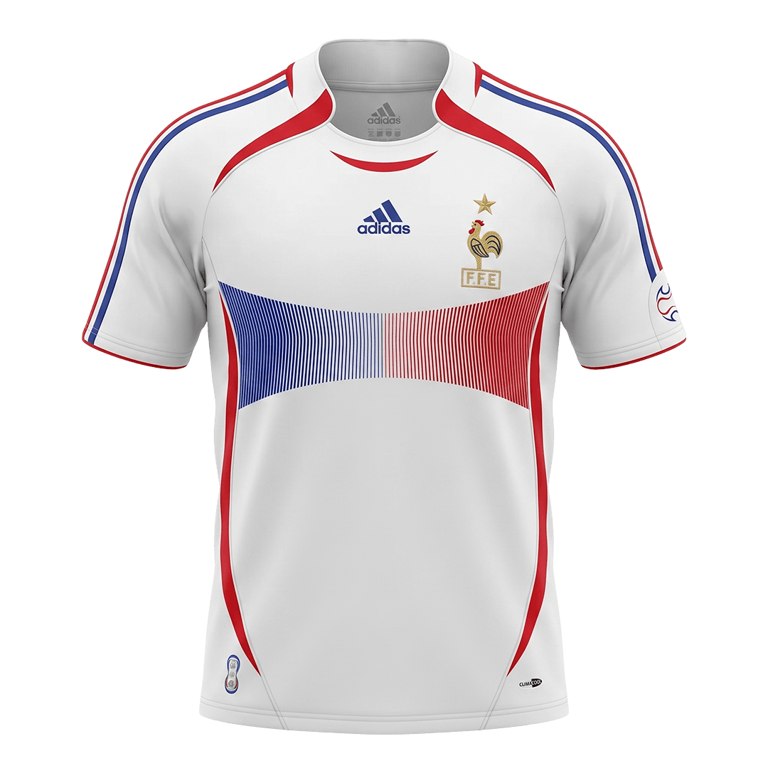 Camiseta Retro 2006 Francia Segunda Equipación - camisetasfutbol