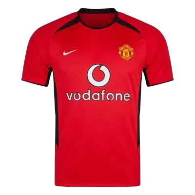 Camiseta Retro 2002/04 Manchester United Primera Equipación - camisetasfutbol