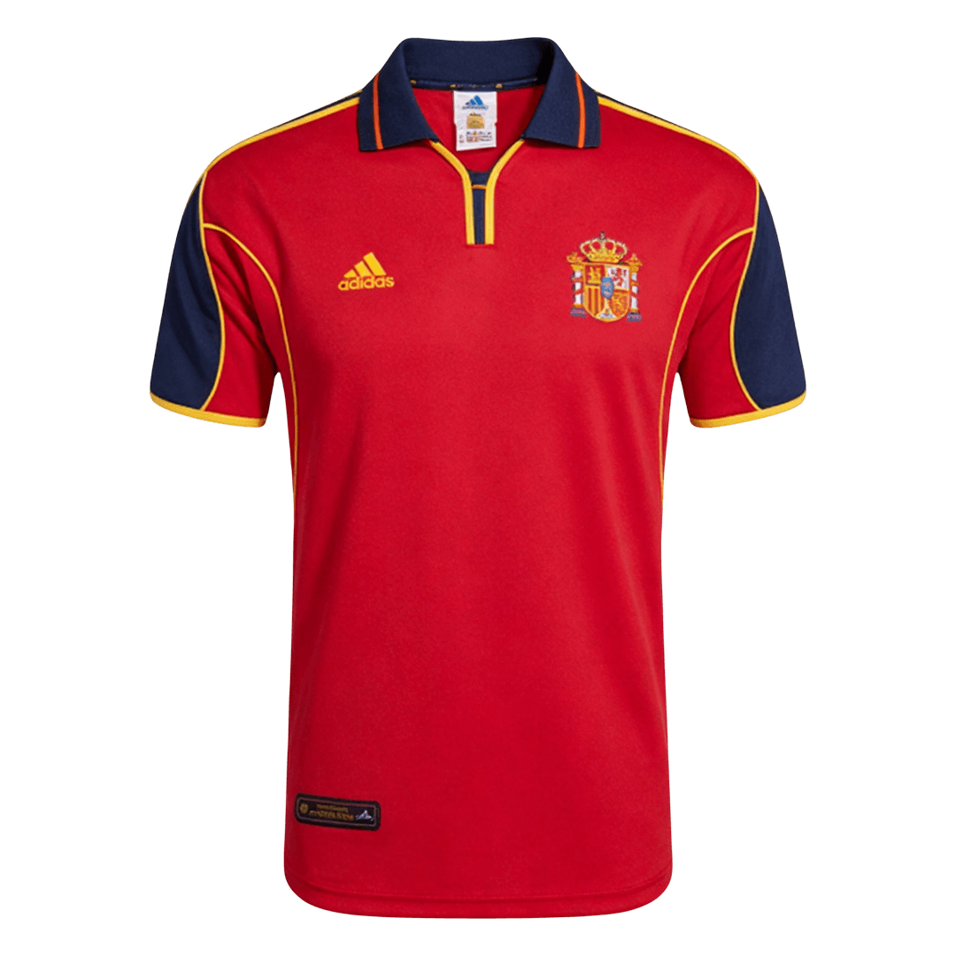 Camiseta Retro 2000 España Primera Equipación - camisetasfutbol