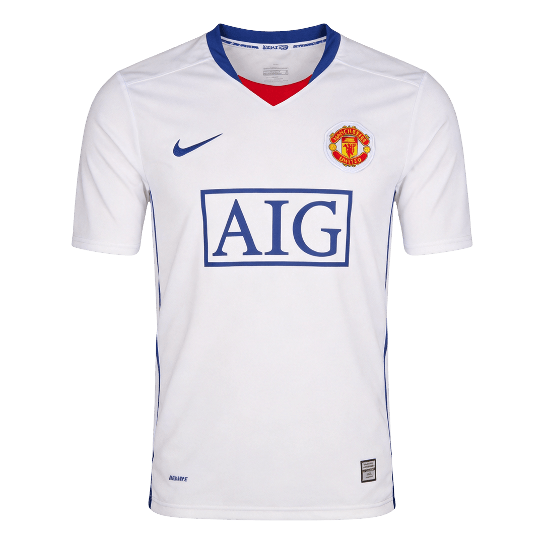 Camiseta Retro 2008/09 Manchester United Segunda Equipación - camisetasfutbol