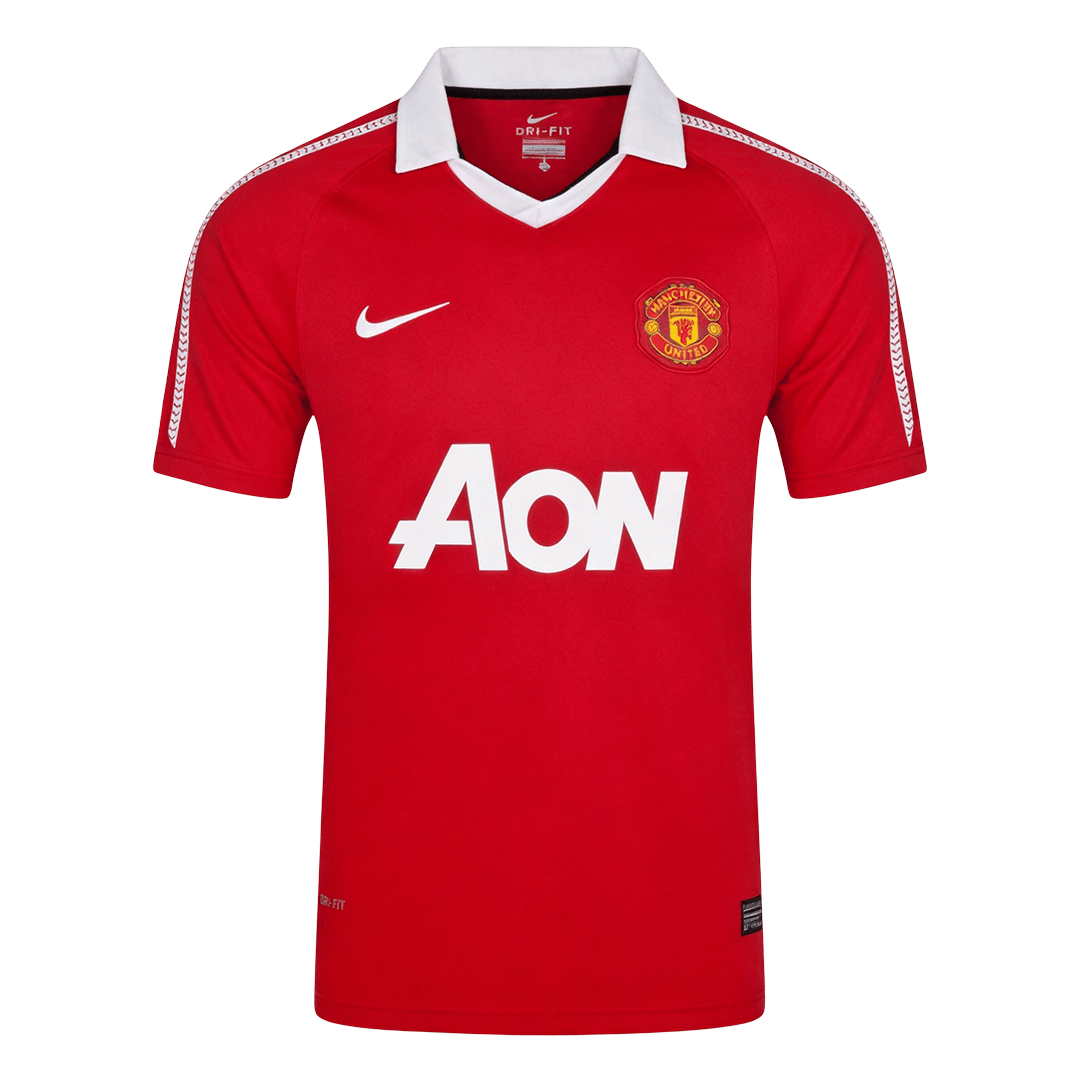 Camiseta Retro 2010/11 Manchester United Primera Equipación - camisetasfutbol