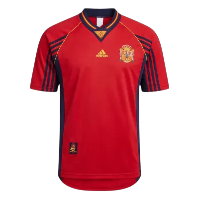 Camiseta Retro 1998 España Primera Equipación - camisetasfutbol