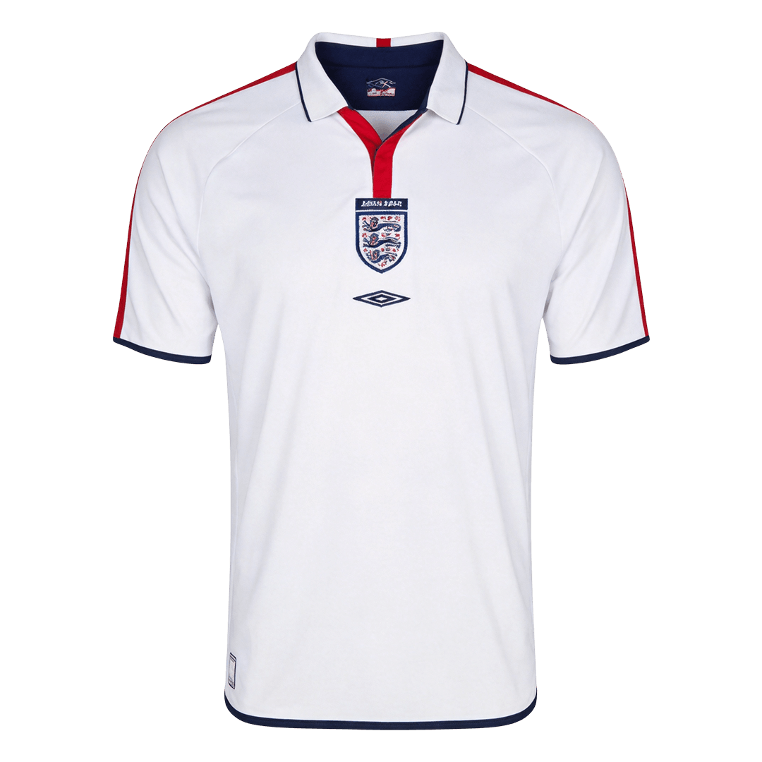 Camiseta Retro 2004 Inglaterra Primera Equipación - camisetasfutbol