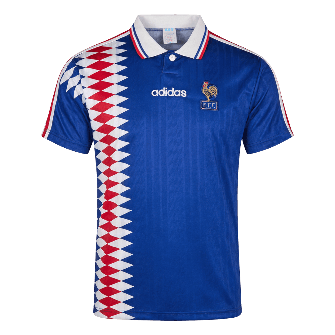 Camiseta Retro 1994 Francia Primera Equipación - camisetasfutbol