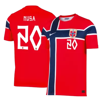 Camiseta NUSA #20 Noruega 2026 Primera Equipación Copa del Mundo - Versión Hincha - camisetasfutbol