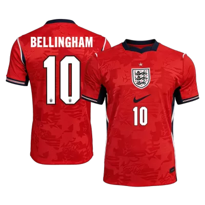 Camiseta versión jugador BELLINGHAM #10 Inglaterra 2026 Segunda Equipación Copa del Mundo - Versión Jugador - camisetasfutbol