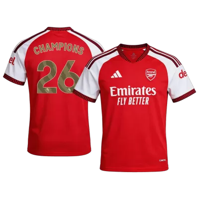 Camiseta CHAMPIONS #26 Arsenal 2026/27 Primera Equipación - Versión Hincha - camisetasfutbol