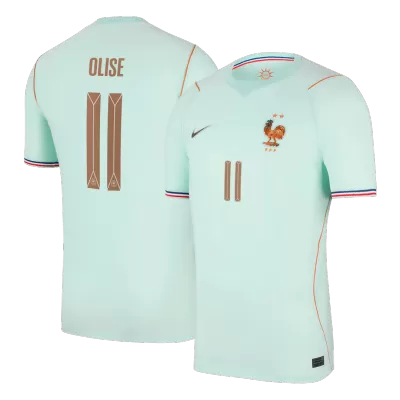 Camiseta OLISE #11 Francia 2026 Segunda Equipación Copa del Mundo - Versión Hincha - camisetasfutbol