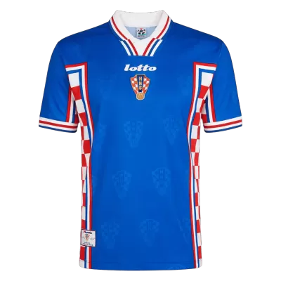 Camiseta Retro 1998 Croacia Segunda Equipación - camisetasfutbol