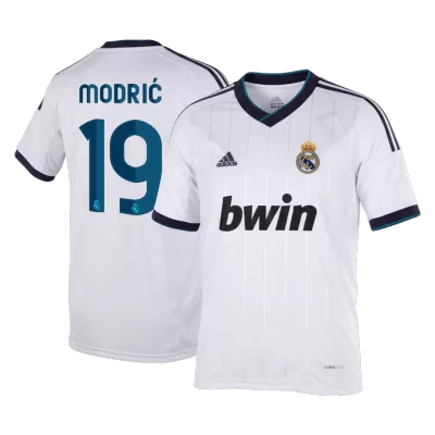 Camiseta Retro 2012/13 MODRIĆ #19 Real Madrid Primera Equipación - camisetasfutbol