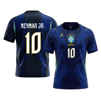 Camiseta NEYMAR JR. #10 Brazil 2026 Segunda Equipación Copa del Mundo - Versión Hincha - camisetasfutbol