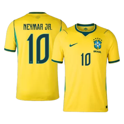 Camiseta NEYMAR JR. #10 Brazil 2026 Primera Equipación Copa del Mundo - Versión Hincha - camisetasfutbol