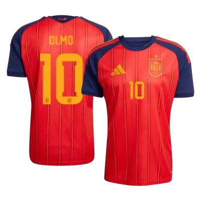 Calidad Premium Camiseta OLMO #10 España 2026 Primera Equipación Copa del Mundo -Versión Hincha - camisetasfutbol