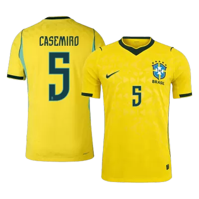 Camiseta versión jugador CASEMIRO #5 Brazil 2026 Primera Equipación Copa del Mundo - Versión Jugador - camisetasfutbol