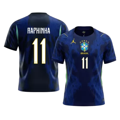 Camiseta RAPHINHA #11 Brazil 2026 Segunda Equipación Copa del Mundo - Versión Hincha - camisetasfutbol