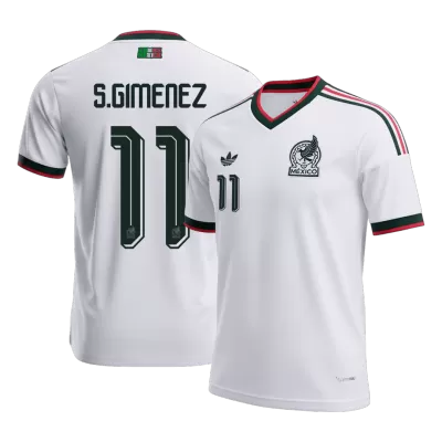 Camiseta S.GIMENEZ #11 Mexico 2026 Segunda Equipación Copa del Mundo - Versión Hincha - camisetasfutbol