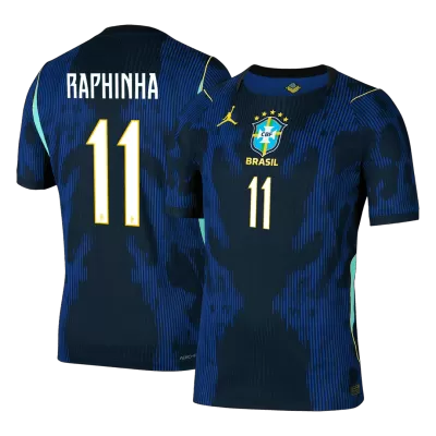 Camiseta versión jugador RAPHINHA #11 Brazil 2026 Segunda Equipación Copa del Mundo - Versión Jugador - camisetasfutbol