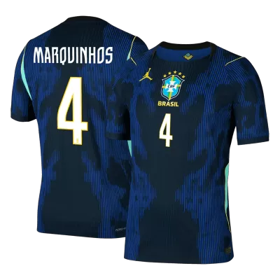 Camiseta versión jugador MARQUINHOS #4 Brazil 2026 Segunda Equipación Copa del Mundo - Versión Jugador - camisetasfutbol