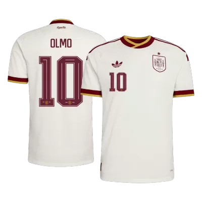 Camiseta versión jugador OLMO #10 España 2026 Segunda Equipación Copa del Mundo - Versión Jugador - camisetasfutbol